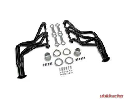 Flowtech Long Tube Header Black Paint - 11100FLT