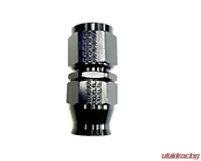 Fragola Real Street Straight Hose End Black PTFE Hose 6AN - 680106-BL