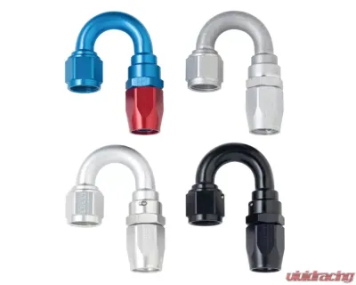 Fragola -10AN x 180 Degree Power Flow Hose End - 118010