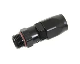 Fragola -8AN Straight x 3/4-16 (8) Hose End - Black