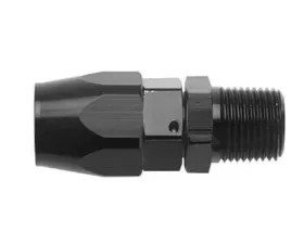 Fragola -6AN Straight Hose End x 1/4 NPT - Black