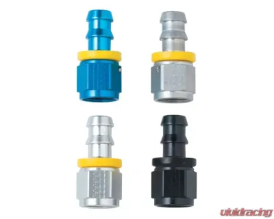 Fragola -6AN Push-Lite End Straight - Clear - 200106-CL