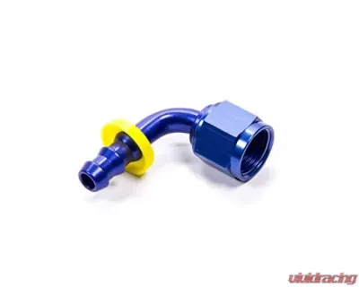 Fragola -10AN Nut x -8AN 90 Degree Push-Lite Hose End For Fuel Cell Conversion - 209110