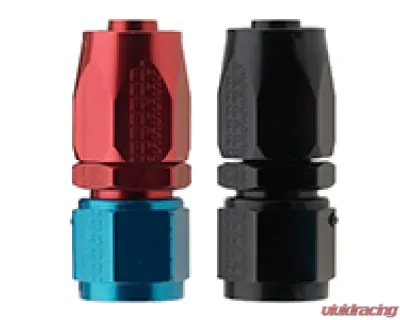 Fragola -6AN Straight Pro-Flow Hose End - Black - 220106-BL