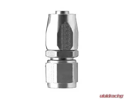 Fragola -6AN Straight Pro-Flow Hose End Chrome - 220106-CH