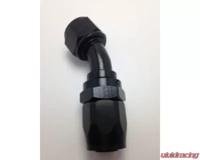 Fragola -6AN Nut x -8AN Hose 30 Degree Expanding Hose End - Black - 223005-BL