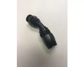 Fragola -10AN Male Rad. Fitting x 30 Degree Pro-Flow Hose End - Black