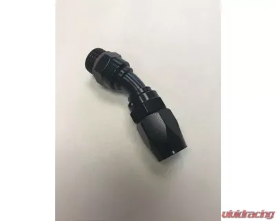 Fragola -12AN Male Rad. Fitting x 30 Pro-Flow Hose End - Black - 223012-BLRAD