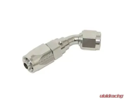 Fragola -10AN x 45 Degree Pro-Flow Hose End Chrome - 224510-CH