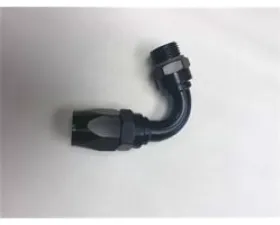Fragola -10AN Male Rad Fitting x 120 Degree Pro-Flow Hose End - Black