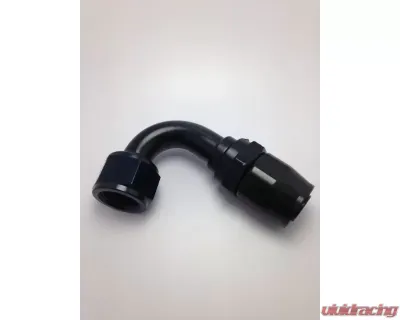 Fragola -10AN Nut x -12AN Hose Reducing Hose End 120 Degree - Black - 231211-BL