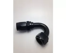 Fragola -10AN Nut x -12AN Hose Reducing Hose End 150 Degree - Black