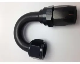 Fragola -6AN Nut x -8AN Hose 180 Degree Expanding Hose End - Black
