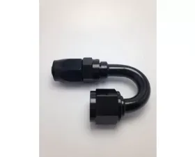 Fragola -10AN x 180 Degree Pro-Flow Hose End - Black