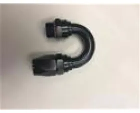Fragola -12AN Male Rad. Fitting x 180 Degree Pro-Flow Hose End - Black