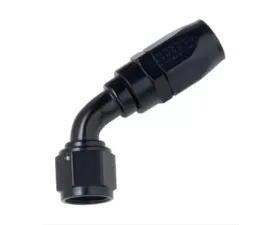 Fragola -6AN x 45 Degree P/S Hose End Aluminum - Black Only