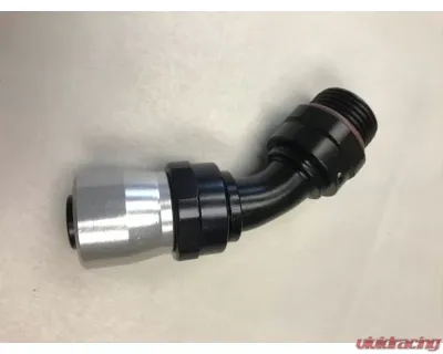 Fragola -4AN x 45 Degree Sport Crimp Hose End Non Swivel - 3104504