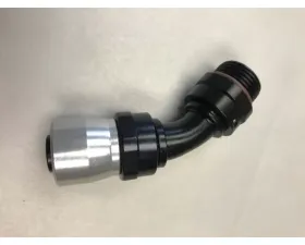 Fragola -10AN Male Rad. Fitting x 45 Degree Sport Crimp Hose End