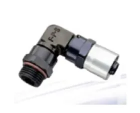 Fragola -8AN x 90 Degree Sport Crimp Hose End x 3/8 NPT