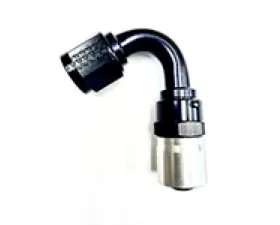 Fragola -10AN Male Rad. Fitting x 120 Degree Sport Crimp Hose End