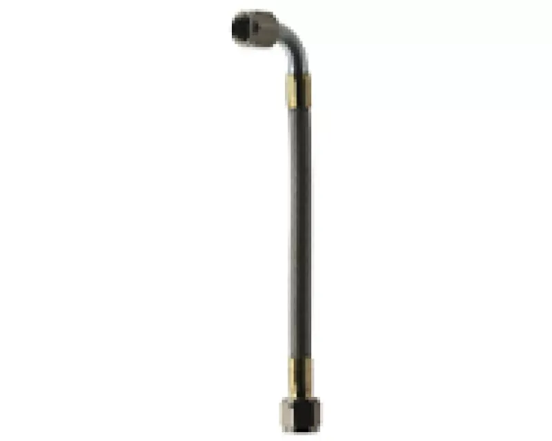 Fragola -8AN Hose Assembly Straight x 90 Degree Steel Nut 84in - 382084