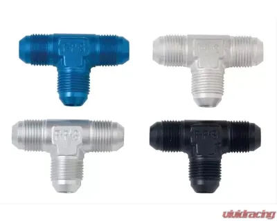 Fragola -12AN Bulkhead Tee-On The Run - Black - 480412-BL