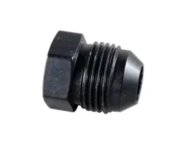 Fragola -4AN Aluminum Flare Plug - Black