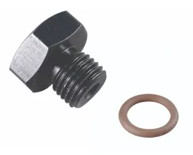 Fragola -10AN Port Plug 7/8-14 - Black