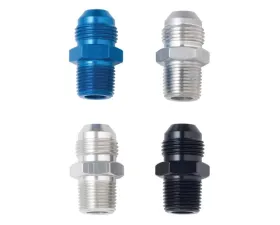 Fragola -12AN x 3/4 NPT Straight Adapter - Black