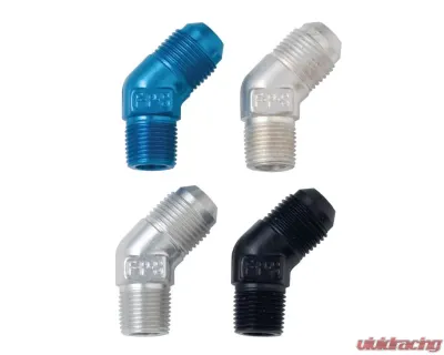 Fragola -16AN x 3/4 NPT 45 Degree Adapter - Black - 482315-BL