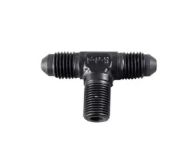 Fragola -3AN Tee 1/8 NPT On The Side - Black