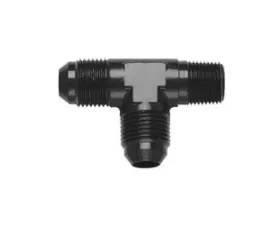 Fragola -10AN Tee 1/2 NPT On The Run - Black