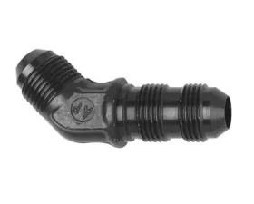Fragola -8AN x 45 Degree Bulkhead - Black