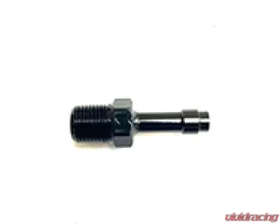 Fragola 1/4 Hose Barb x 1/8 NPT 45 Degree Low Profile - Black - 484001-BL