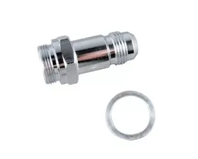 Fragola -6AN x 9/16-24 Male Adapter-Holley - Chrome