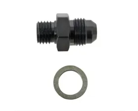 Fragola -6AN x 12mm x 1.5 Male Adapter-Weber - Black