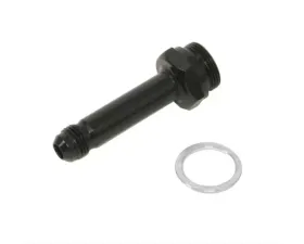 Fragola -6AN x 7/8-20 Carb Adapter Long 3in - Black