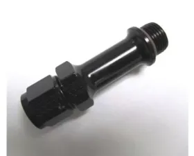 Fragola -8AN x 7/8-20 Carb Adapter Long 3in - Black