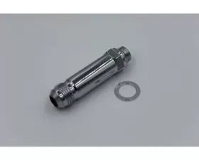 Fragola -6AN x 9/16-24 Carb Adapter Long 3in - Chrome