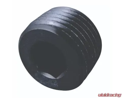 Fragola 1/16 NPT Pipe Plug- Internal Black - 493201-BL