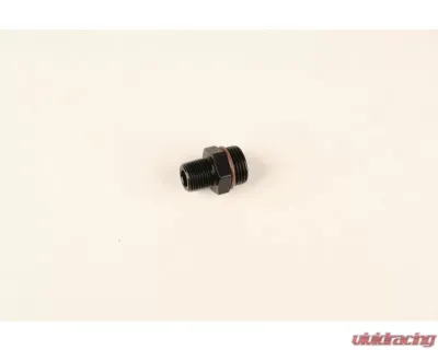 Fragola -10AN O-Ring x 3/4-16 (8) O-Ring Adapter - Black - 494112-BL