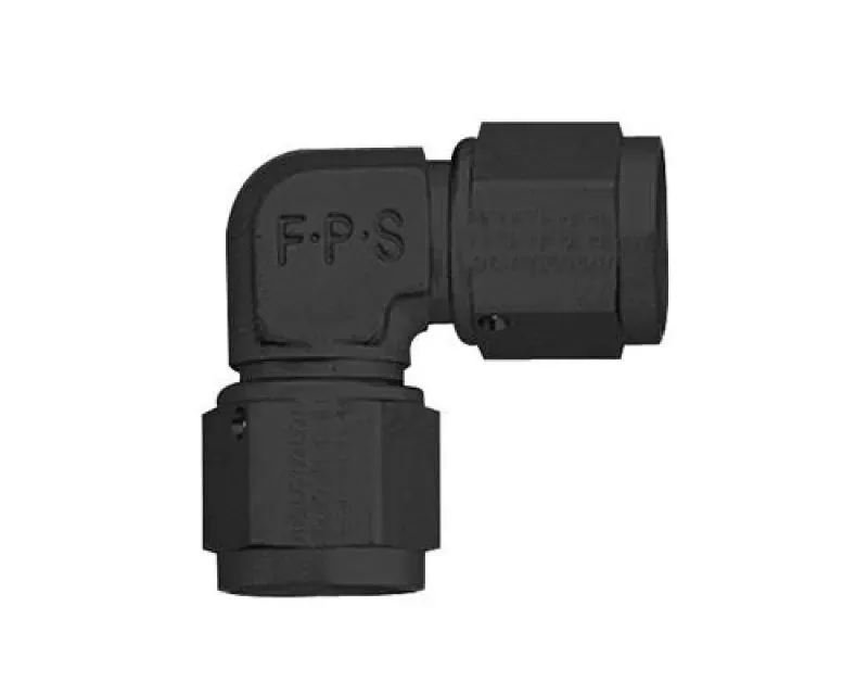 Fragola -6AN Female Coupler Tube Style - Black - 496317-BL