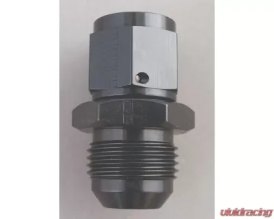 Fragola -10AN Nut x -8AN Male Swivel Reducer - Black - 497211-BL