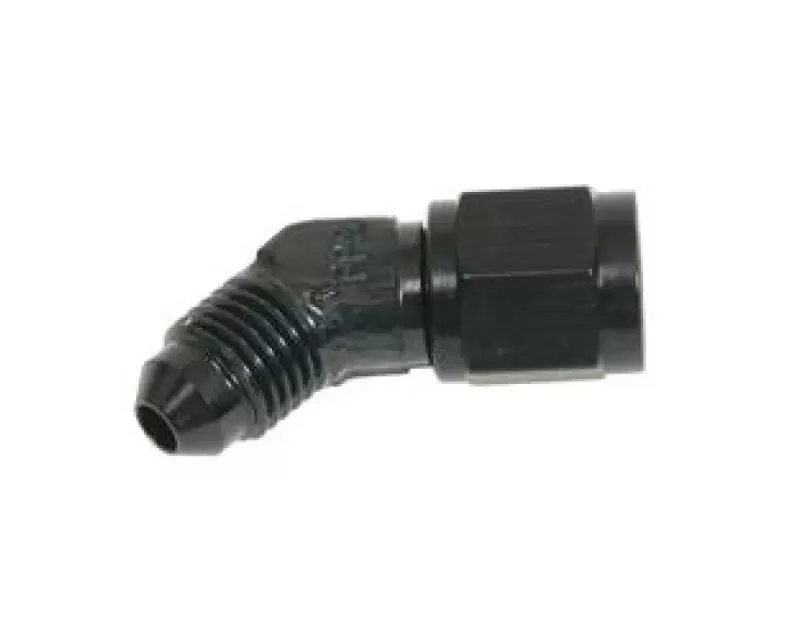 Fragola -6AN Female - Male Flare 45 Degree - Black - 498003-BL
