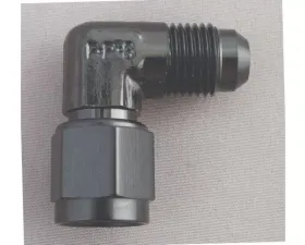 Fragola -8AN Female - Male Flare 90 Degree - Black