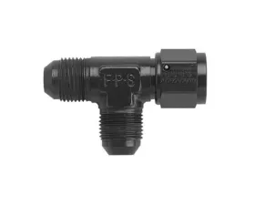 Fragola -10AN T Female Swivel On Run - Black