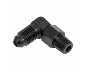 Fragola -10AN x 1/2 NPT 90 Degree Swivel - Black