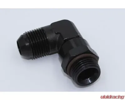 Fragola -10AN x 18mm 90 Degree Swivel - Black - 499248-BL