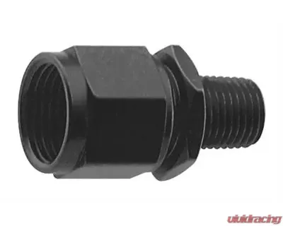 Fragola -10AN Female Swivel To 3/8 NPT - Black - 499311-BL