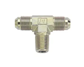 Fragola -6AN Tee 1/4 NPT On Side - Steel